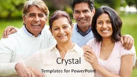  Presentation with indian - Slide set with photographed growing in agricultural field background and a ocean colored foreground