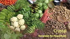  Presentation with india - Presentation theme with indian farmer - vegetable market in kolkata india background and a tawny brown colored foreground