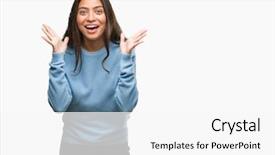  Presentation with arab - Amazing PPT layouts having indian fashion - young arab woman over isolated backdrop and a white colored foreground