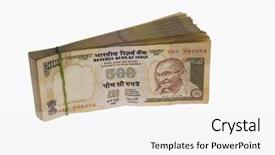 Presentation with indian - Slide deck consisting of indian five hundred rupee background and a white colored foreground