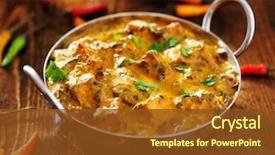  Presentation with curry - Colorful presentation design enhanced with toy house with a sun on a beautiful background symbol of happiness family and peace theme of happiness warmth good luck love construction travel hotel business family backdrop and a violet colored foreground.