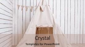  Presentation with mechanical plant room - PPT layouts enhanced with indian games - wigwam for children background and a coral colored foreground