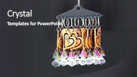  Presentation with chains - Cool new PPT theme with indian hand crafted key chains backdrop and a dark gray colored foreground