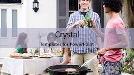  Presentation with two men climbing - PPT theme consisting of indian independence day - two men having beers background and a light blue colored foreground