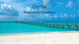  Presentation with maldives - Beautiful slide set featuring indian islands - tropical maldives island with white backdrop and a  colored foreground