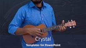  Presentation with latin america - PPT layouts having indian-man-wearing-santa-claus background and a ocean colored foreground