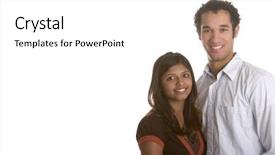  Presentation with marriage - Theme consisting of indian marriage - happy couple background and a white colored foreground