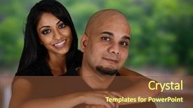  Presentation with indian marriage - Theme with piled up almond raisin butter background and a coral colored foreground