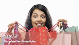  Presentation with indian woman - PPT theme with indian money - portrait of a young woman background and a coral colored foreground