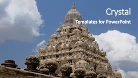  Presentation with india temple - PPT layouts featuring black board for recipe and white chalk background and a dark gray colored foreground