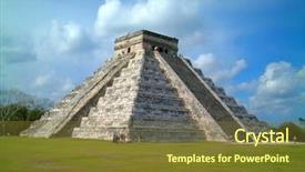  Presentation with mexico - Presentation featuring indian monuments - chichenitza temple mexico background and a  colored foreground