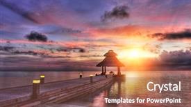  Presentation with awesome - Colorful slide set enhanced with indian ocean maldives hdr backdrop and a tawny brown colored foreground