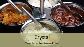  Presentation with lime - Beautiful slides featuring indian pickles including lime brinjal backdrop and a mint green colored foreground