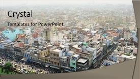  Presentation with old india - PPT layouts consisting of environmental problems in asia aerial background and a light gray colored foreground