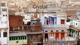  Presentation with new delhi - Slide set with new delhi india asia background and a coral colored foreground