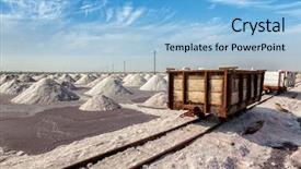  Presentation with rail - Audience pleasing theme consisting of indian railway - rail road with railcart cart backdrop and a light blue colored foreground