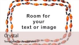  Presentation with design work - Beautiful slide set featuring indian red necklace - native backdrop and a soft green colored foreground