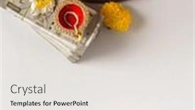  Presentation with festival diwali - Presentation theme enhanced with indian-rupee-currency-notes and a light gray colored foreground