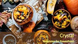  Presentation with baby intensive care - Audience pleasing PPT layouts consisting of roasted pumpkin red onion potato backdrop and a tawny brown colored foreground