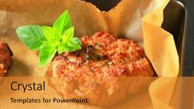  Presentation with burgers - Amazing PPT layouts having indian snacks - vegetable burgers backdrop and a  colored foreground