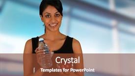  Presentation with healthy eating food photography - Presentation design consisting of indian snacks - woman eating healthy food background and a tawny brown colored foreground