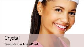  Presentation with friendly - Presentation with indian sport - nice friendly smile portrait background and a  colored foreground