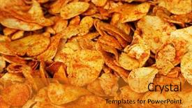  Presentation with street food - Beautiful presentation theme featuring indian street food backdrop and a  colored foreground