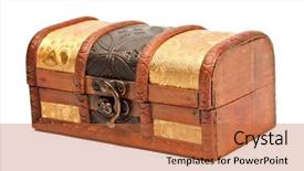  Presentation with indian - PPT theme featuring indian style wooden jewellery box background and a red colored foreground