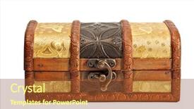  Presentation with flowers on white wooden - Slide set consisting of indian style wooden jewellery box background and a tawny brown colored foreground