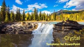  Presentation with rocky mountains - Slide deck consisting of indian-summer-in-the-rocky background and a tawny brown colored foreground