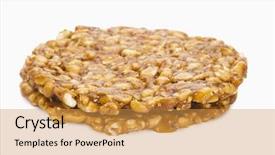  Presentation with indian traditional - Slide deck enhanced with indian sweet made of peanut background and a yellow colored foreground