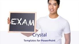  Presentation with exam - Beautiful presentation theme featuring indian train - asian man hold with chalkboard backdrop and a  colored foreground