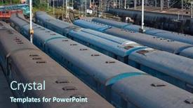  Presentation with kerala - Slides consisting of indian-trains-at-train-station background and a ocean colored foreground