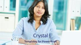  Presentation with cctv camera or surveillance system - PPT theme having indian woman - portrait of mature businesswoman looking background and a sky blue colored foreground