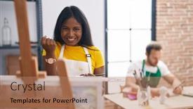  Presentation with indian art - 