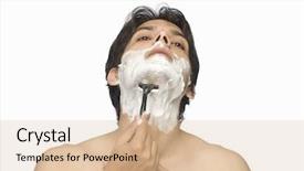  Presentation with shaving - PPT layouts consisting of  background and a  colored foreground