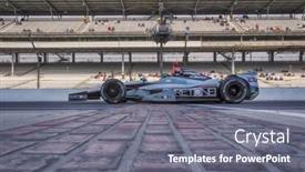  Presentation with honda - Presentation theme featuring indianapolis-in-may-17-2014 background and a gray colored foreground