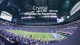  Presentation with cincinnati - Presentation consisting of indianapolis-in-sept-2-fisheye background and a ocean colored foreground