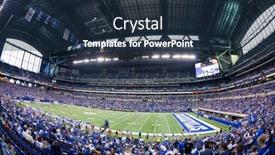  Presentation with cincinnati - Amazing PPT theme having indianapolis-in-sept-2-fisheye backdrop and a tawny brown colored foreground