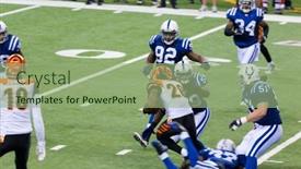  Presentation with cincinnati - Beautiful presentation theme featuring indianapolis-in-sept-2-intercept backdrop and a seafoam green colored foreground