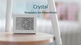  Presentation with digital health - Colorful slide deck enhanced with indicator health - digital temperature and humidity control backdrop and a lemonade colored foreground