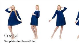  Presentation with coral reefs blue water beautiful sky - Amazing slides having indigo children - beautiful pregnant woman in blue backdrop and a  colored foreground