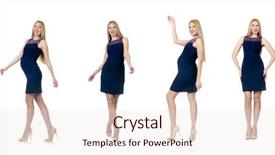  Presentation with coral reefs blue water beautiful sky - Amazing presentation theme having indigo children - beautiful pregnant woman in blue backdrop and a  colored foreground