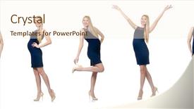  Presentation with coral reefs blue water beautiful sky - Amazing PPT theme having indigo children - beautiful pregnant woman in blue backdrop and a  colored foreground