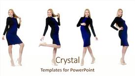  Presentation with black woman - PPT layouts having indigo children - pretty pregnant woman in black background and a cream colored foreground