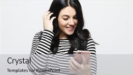  Presentation with casual young people - Amazing presentation theme having individual performance - lifestyle and people concept young backdrop and a light gray colored foreground