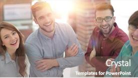  Presentation with african american in computer class business - Presentation design featuring individuals organization - smiling american team discussing business background and a  colored foreground