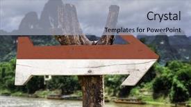  Presentation with culture indonesia candi borobudur - Presentation consisting of indonesian flag - indonesia wooden sign background and a light blue colored foreground