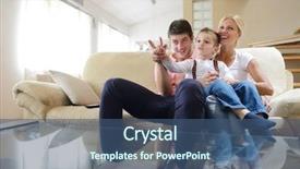  Presentation with happy korean kids - Slides enhanced with language - round flag of cuba background and a white colored foreground