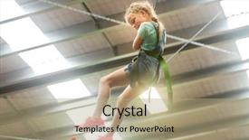  Presentation with climbing - Presentation featuring indoor-portrait-of-a-young background and a coral colored foreground